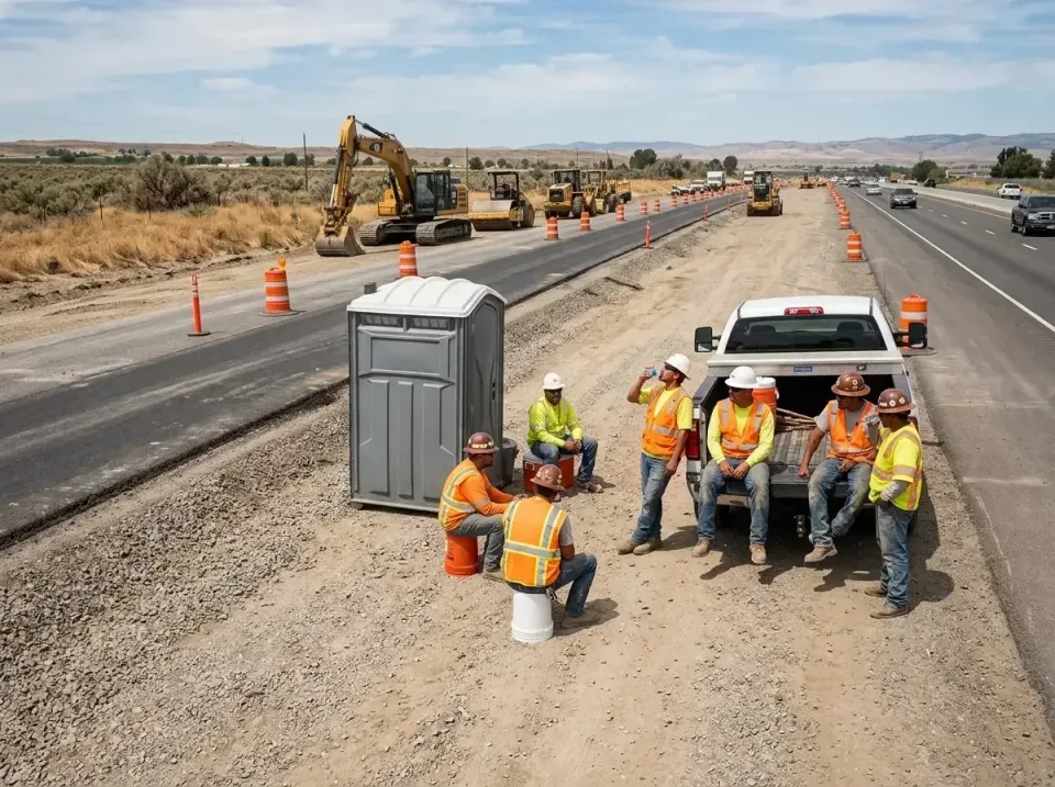 highway-road-construction-crew-007 — frequently asked questions, Porta Potty and Restroom Rentals in Rancho Murieta, CA
